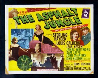 ASPHALT JUNGLE * ORIG MOVIE POSTER MARILYN MONROE 1950 Entertainment Collectibles