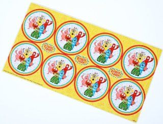 Yo Gabba Gabba Large Lollipop Sticker Sheet Toys & Games