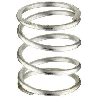 Stainless Steel 316 Compression Spring, 0.72" OD x 0.063" Wire Size x 0.875" Free Length (Pack of 10)