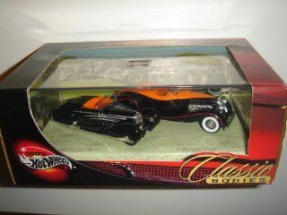 2004 100% Hot Wheels Preferred Classic Bodies Type 57C Bugatti Cabriolet & 1932/JS Duesenberg 2 Car Box Set Toys & Games