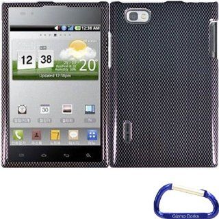 Gizmo Dorks Hard Skin Snap On Case Cover for the LG Optimus Intuition, Carbon Fiber Cell Phones & Accessories
