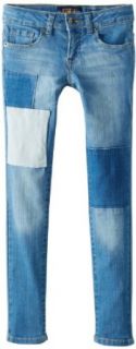 Lucky Brand Girls 7 16 Patchwork Cate Skinny, Layton Wash, 8 Jeans Clothing