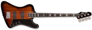 ESP LTD Phoenix 1004 Bass Guitar (2 Tone Sunburst) Musical Instruments