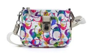 Coach Poppy Stamped C Signature Swingpack Crossbody Bag 49202 Multicolored Cross Body Handbags Shoes