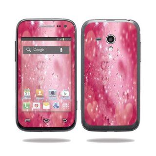 MightySkins Protective Vinyl Skin Decal Cover for Samsung Galaxy Rush Cell Phone M830 Boost Mobile Sticker Skins Pink Diamonds Computers & Accessories