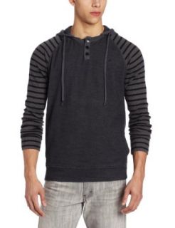 Hurley Men's Barrio Long Sleeve Hooded Knit, Graphite, Large at  Mens Clothing store