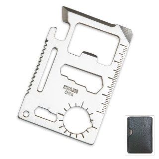 SE MT908 11 Function Credit Card Size Survival Pocket Tool (1, 5, 20 or 40 pack) 