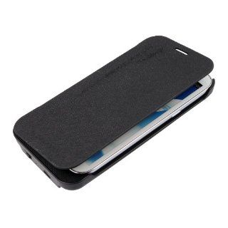 Black 3600mAh Extended Backup Battery Flip Case for Samsung Galaxy Note 2 N7100 Electronics