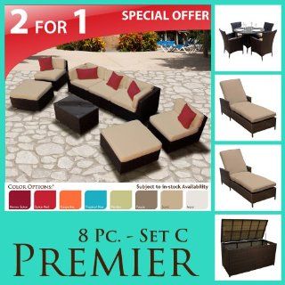 Premier 16 Piece 2 For 1 Outdoor Wicker Patio Furniture Set 08cp42ccs  Outdoor And Patio Furniture Sets  Patio, Lawn & Garden
