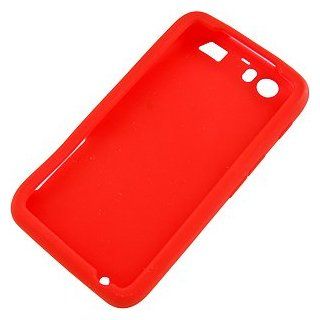 Silicone Skin Cover for Motorola ATRIX HD MB886, Red Cell Phones & Accessories