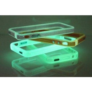 Blue Translucent Glow in the Dark Premium Bumper Case for Apple Iphone 4 Cell Phones & Accessories