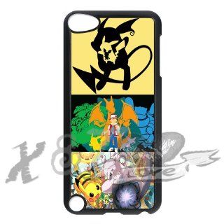 PokeBall & Pokemon Ball & Pikachu & mewtwo & Mew & charmander & squirtle & bulbasaur X&TLOVE DIY Snap on Hard Plastic Back Case Cover Skin for iPod Touch 5 5th Generation   889 Cell Phones & Accessories