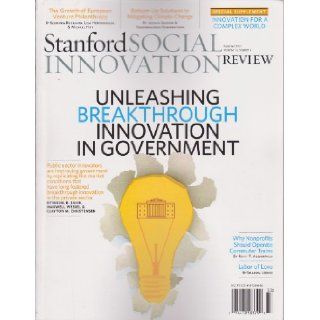 Stanford Social Innovation Review Magazine Summer 2013 Various Books