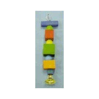 North American Pet BBO22337 Dowel/Beads/Bell Bob Toy for Pets, 12.5 Inch 