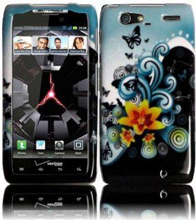 Lily Hard Case for Motorola Droid Razr Maxx XT913 XT916   Yellow Cell Phones & Accessories