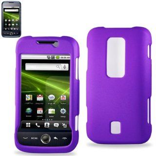 Hard Protector Skin Cover Cell Phone Case for Huawei Ascend M860 Cricket   PURPLE Cell Phones & Accessories