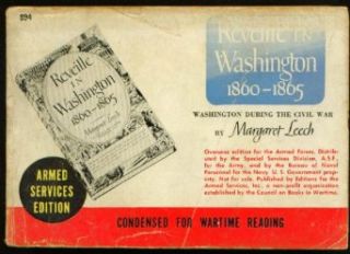 ASE 894 Margaret Leech Reveille in Washington 1860 1865 Entertainment Collectibles