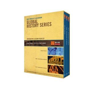 The History Channel   Multimedia Classroom Global History Series  Ancient Greece , Rome Engineering an Empire , Egypt Engineering an Empire   Ancient Civilzations Lesson Plan Set   6 Disc Set   3 Dvd's & 3 Cd roms Movies & TV