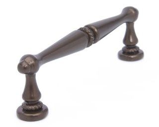 Top Knobs M916 Edwardian Collection 3 3/4 Inch Center to Center Oil Rubbed Bronze Cabinet Bar P, Oil Rubbed Bronze   Tub Filler Faucets  