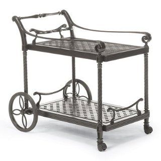 Carlisle Serving Cart in Gray Finish   Frontgate, Patio Furniture  Outdoor And Patio Furniture Sets  Patio, Lawn & Garden