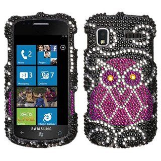 Owl Design Crystal Bling Diamond Protector Case for Samsung Focus SGH i917 Cell Phones & Accessories