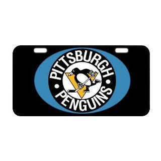 NHL Pittsburgh Penguins Metal License Plate Frame LP 918  Sports Fan License Plate Frames  Sports & Outdoors