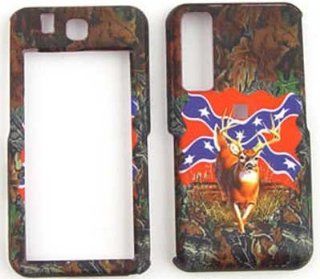 Samsung Behold T919 Camo / Camouflage Hunter Series,Deer on Rebel Flag Hard Case/Cover/Faceplate/Snap On/Housing/Protector Cell Phones & Accessories