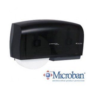 Kimberly Clark 09608 Kc Professional Coreless Jrt Twin Bath Tissue Dispenser   Smoke Health & Personal Care