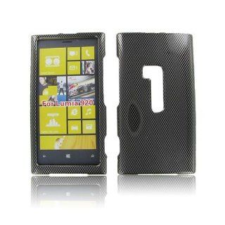 Nokia 920 (Lumia) Carbon Fiber Protective Case Cell Phones & Accessories