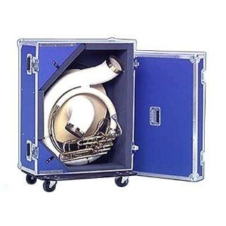 Band and Orchestra Sousaphone Professional ATA 3/8" Case with Wheels Musical Instruments