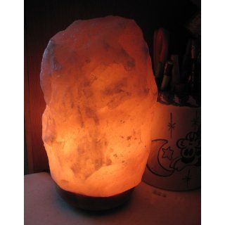 WBM Himalayan Light #1002 Natural Air Purifying Himalayan Salt Lamp with Neem Wood Base, Bulb and Dimmer switch   Ionizer Air Purifiers  