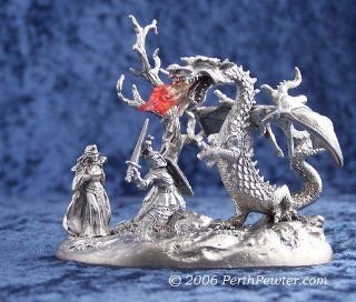 Knight Vs. Dragon   Collectible Figurines