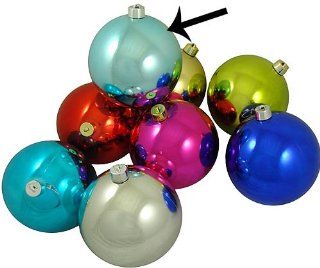 Huge Commercial Shiny Lt. Blue Shatterproof Christmas Ball Ornament 12" (300mm)  