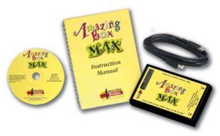 Amazing Designs MAX Embroidery Transfer BOX & Software + Rewritable Card for Baby Lock, Bernina Deco 500/550/650, Brother, Simplicity, White, Viking 1+, Rose, and 605