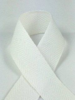 Schiff Ribbons 922 2 100 Yard Cotton Twill Tape Ribbon, 1/2 Inch, White