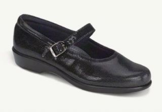 SAS Women's Maria Slip on, Black Snake, 9.5 WW Shoes