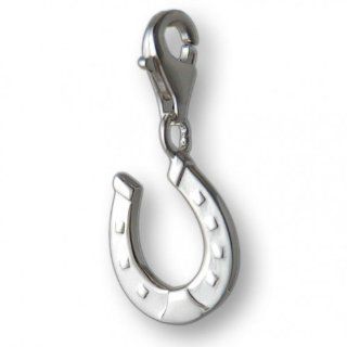 MELINA Charms clip on pendant horseshoe sterling silver 925 Jewelry