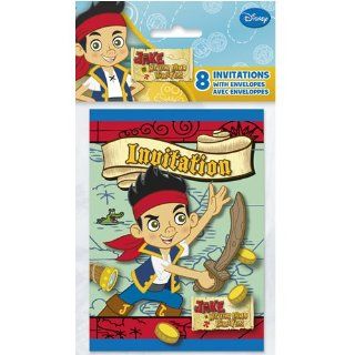 Jake and the Never Land Pirates Party Invitations [8 Per Pack] Toys & Games