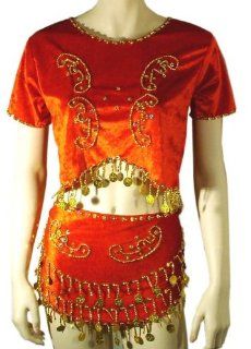 Belly Dance Outfit   Red   XLarge   Cake Pan