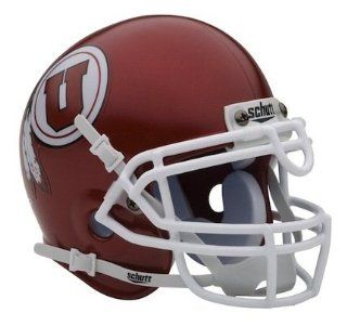 Utah Utes NCAA Mini Authentic Football Helmet From Schutt  Sports Related Collectible Mini Helmets  Sports & Outdoors
