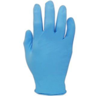 Magid T9330 EconoWear Ultra High Modulus Nitrile Glove, Disposable, Powder Free, 6 mil Thickness, 9 1/2" Length, Extra Large, Blue (Case of 100) Work Gloves