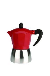 Typhoon Metro Red 3 Cup Espresso Maker Kitchen & Dining