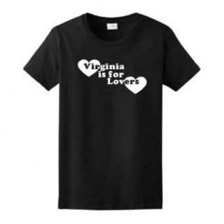 Virginia is for Lovers VA Ladies Short Sleeve T Shirt Small Black