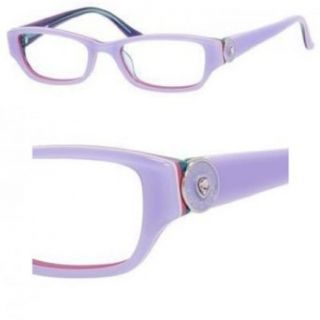 Juicy Couture Eyeglasses 909 0FF6 00 in Purple Striped Clothing