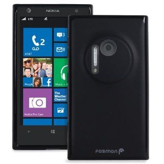 Fosmon DURA FRO SLIM Fit Case Flexible TPU Cover for Nokia Lumia 1020 / EOS / 909 (Black) Cell Phones & Accessories