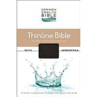 CEB Common English Thinline Bible with Apocrypha DecoTone Black Common English Bible Books