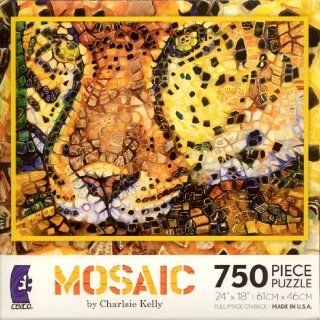 Tiger Head   Mosaic Jigsaw Puzzle  750 Pieces Toys & Games