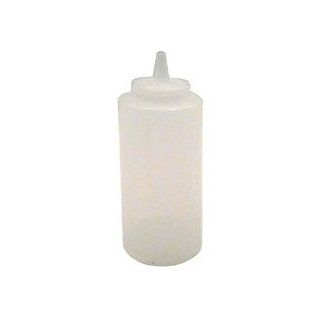 Misc Imports 12 Ounce Clear Squeeze Bottle (06 0535) Category Plastic Squeeze Bottles and Lids   Food Dispensers