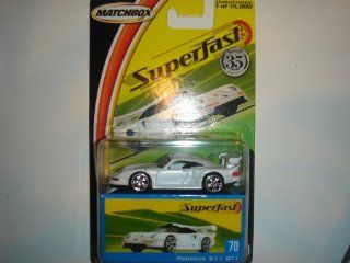 2004 Matchbox Superfast Porsche 911 GT1 White #70 Toys & Games