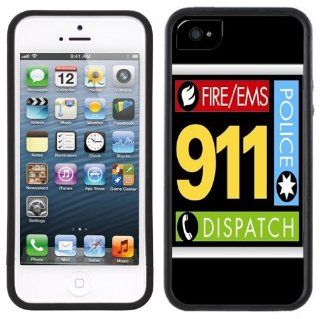 911 Dispatcher Emergency Handmade iPhone 5 Black Bumper Plastic Case Cell Phones & Accessories
